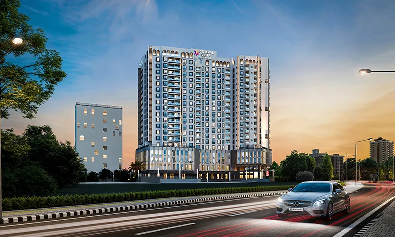 Central Vista Naiknavare tower elevation near Sadashiv Peth Pune
